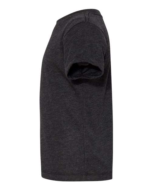 Bella + Canvas 3413T Toddler Triblend Short-Sleeve T-Shirt #color_CHAR BLACK TRIB