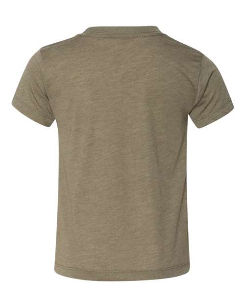Bella + Canvas 3413T Toddler Triblend Short-Sleeve T-Shirt #color_OLIVE TRIBLEND