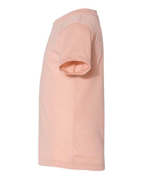 Bella + Canvas 3413T Toddler Triblend Short-Sleeve T-Shirt #color_PEACH TRIBLEND