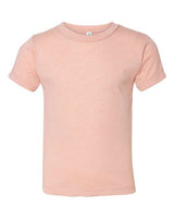 Bella + Canvas 3413T Toddler Triblend Short-Sleeve T-Shirt #color_PEACH TRIBLEND