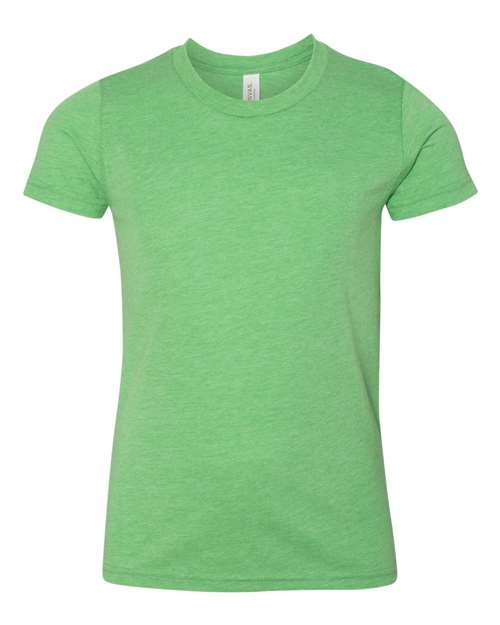 Bella + Canvas 3413Y Youth Triblend Short-Sleeve T-Shirt #color_GREEN TRIBLEND