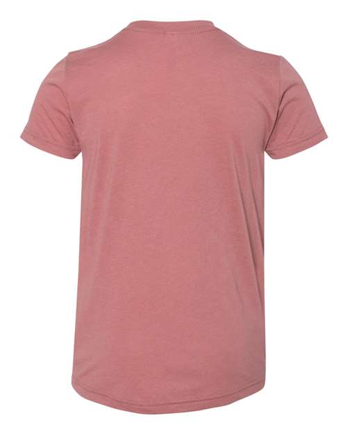 Bella + Canvas 3413Y Youth Triblend Short-Sleeve T-Shirt #color_MAUVE TRIBLEND