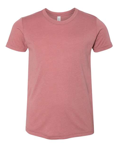 Bella + Canvas 3413Y Youth Triblend Short-Sleeve T-Shirt #color_MAUVE TRIBLEND