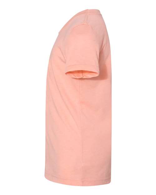 Bella + Canvas 3413Y Youth Triblend Short-Sleeve T-Shirt #color_PEACH TRIBLEND