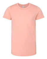 Bella + Canvas 3413Y Youth Triblend Short-Sleeve T-Shirt #color_PEACH TRIBLEND