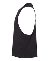 Bella + Canvas 6682 Ladies' Racerback Cropped Tank #color_SOLID BLK BLEND
