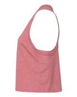Bella + Canvas 6682 Ladies' Racerback Cropped Tank #color_HEATHER MAUVE