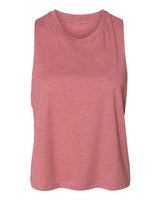 Bella + Canvas 6682 Ladies' Racerback Cropped Tank #color_HEATHER MAUVE