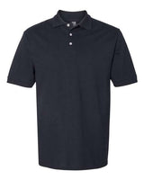 Jerzees 443MR Adult Piqu Polo #color_BLACK