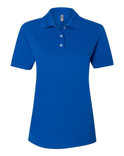 Jerzees 443WR Ladies' Premium 100% Ringspun Cotton Piqu Polo #color_ROYAL