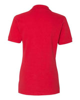 Jerzees 443WR Ladies' Premium 100% Ringspun Cotton Piqu Polo #color_TRUE RED