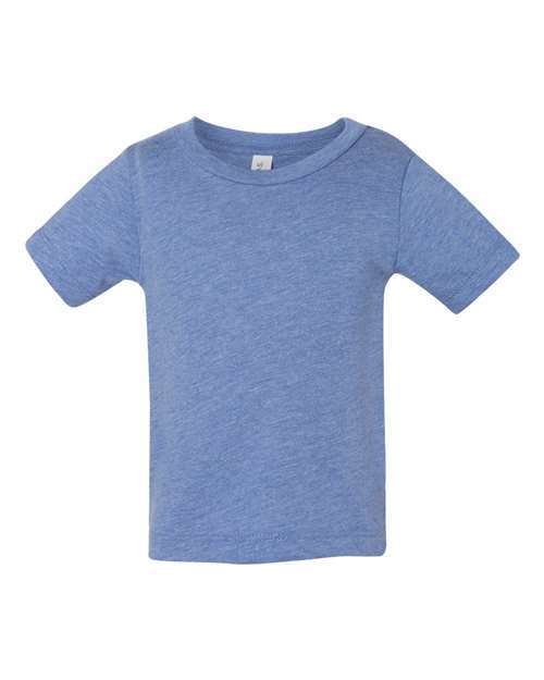 Bella + Canvas 3413B Infant Triblend Short Sleeve T-Shirt #color_BLUE TRIBLEND