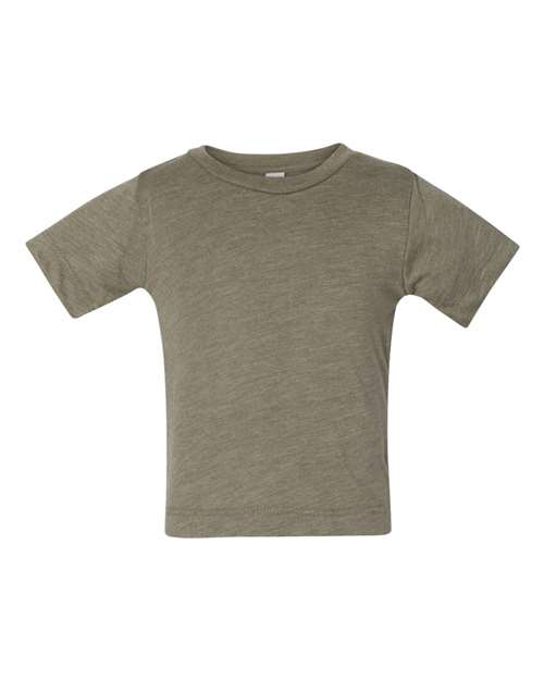 Bella + Canvas 3413B Infant Triblend Short Sleeve T-Shirt #color_OLIVE TRIBLEND