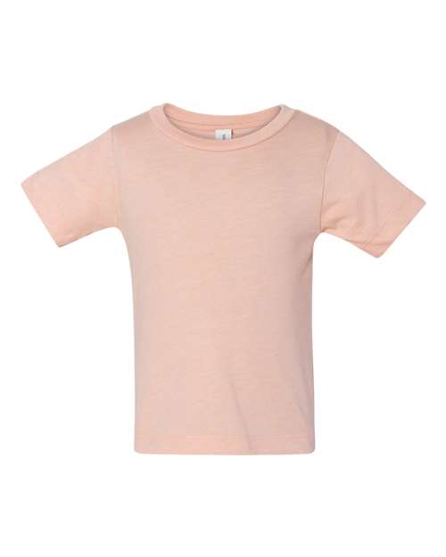 Bella + Canvas 3413B Infant Triblend Short Sleeve T-Shirt #color_PEACH TRIBLEND