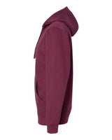 Independent Trading Co. SS4500Z Midweight Full-Zip Hooded Sweatshirt #color_Maroon
