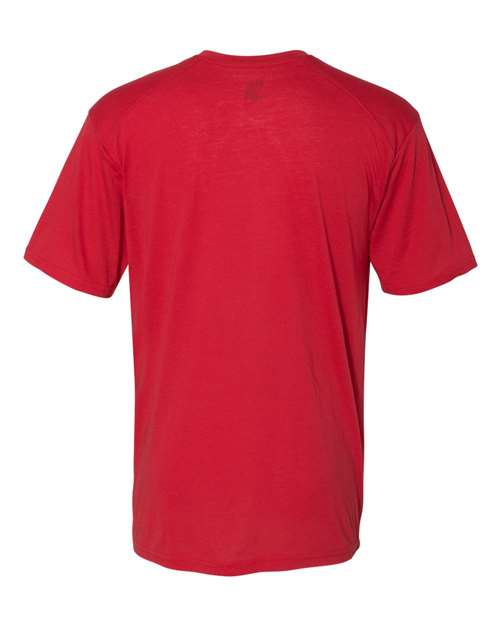 Badger 4940 Triblend Performance T-Shirt #color_Red