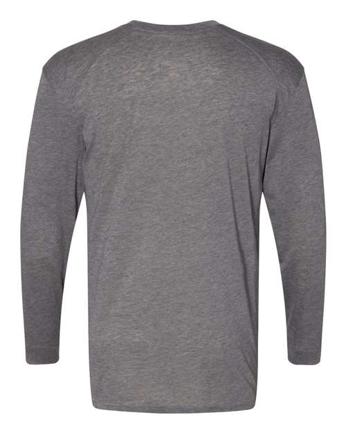 Badger 4944 Triblend Performance Long Sleeve T-Shirt #color_Graphite Heather