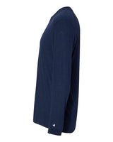 Badger 4944 Triblend Performance Long Sleeve T-Shirt #color_Navy
