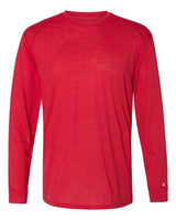 Badger 4944 Triblend Performance Long Sleeve T-Shirt #color_Red