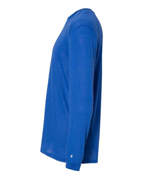 Badger 4944 Triblend Performance Long Sleeve T-Shirt #color_Royal