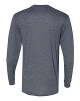 Badger 4944 Triblend Performance Long Sleeve T-Shirt #color_Navy Heather