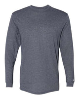 Badger 4944 Triblend Performance Long Sleeve T-Shirt #color_Navy Heather
