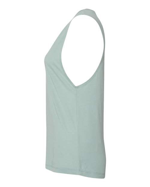 Next Level N5013 Ladies' Festival Muscle Tank #color_STONEWASH GREEN