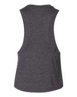 Bella + Canvas 6682 Ladies' Racerback Cropped Tank #color_DARK GRY HEATHER
