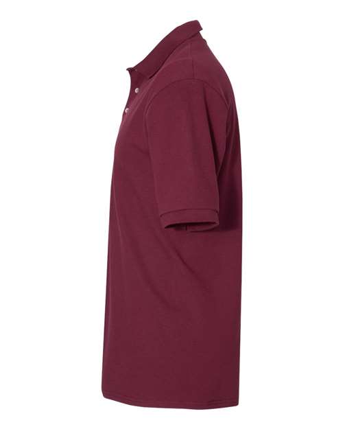 Jerzees 443MR Adult Piqu Polo #color_MAROON