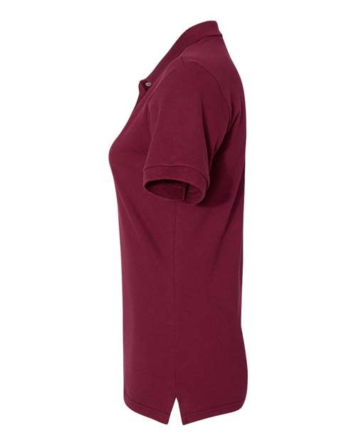 Jerzees 443WR Ladies' Premium 100% Ringspun Cotton Piqu Polo #color_MAROON