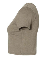 Bella + Canvas 6681 Ladies' Poly-Cotton Crop T-Shirt #color_HEATHER OLIVE