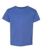 Gildan G800B Youth 50/50 T-Shirt #color_HTHR SPORT ROYAL
