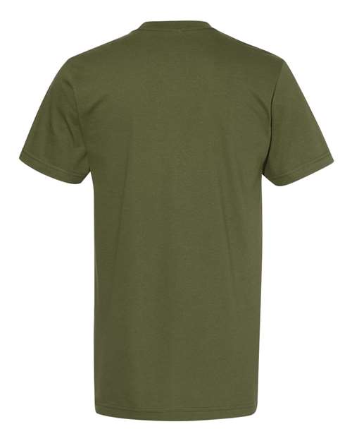 American Apparel 2001W Unisex Fine Jersey Short-Sleeve T-Shirt #color_OLIVE