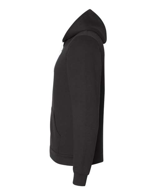 American Apparel F497 Unisex Flex Fleece USA Made Zip Hoodie #color_BLACK