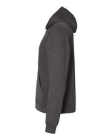 American Apparel F497 Unisex Flex Fleece USA Made Zip Hoodie #color_DARK HTHR GREY