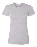American Apparel 2102 Ladies' Fine Jersey USA Made Short-Sleeve T-Shirt #color_HEATHER GREY