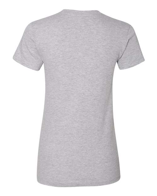 American Apparel 2102W Ladies' Fine Jersey Short-Sleeve T-Shirt #color_HEATHER GREY