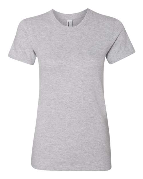 American Apparel 2102W Ladies' Fine Jersey Short-Sleeve T-Shirt #color_HEATHER GREY