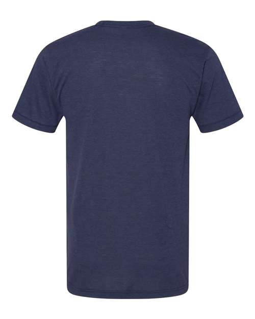 American Apparel TR401W Unisex Triblend Short-Sleeve Track T-Shirt #color_TRI INDIGO
