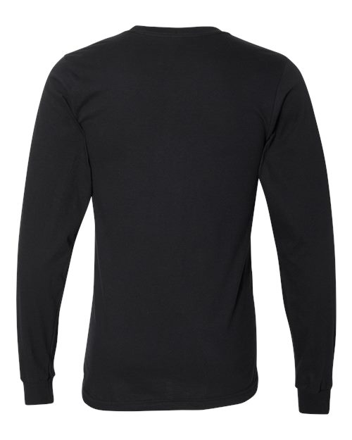 American Apparel 2007W Unisex Fine Jersey Long-Sleeve T-Shirt #color_BLACK