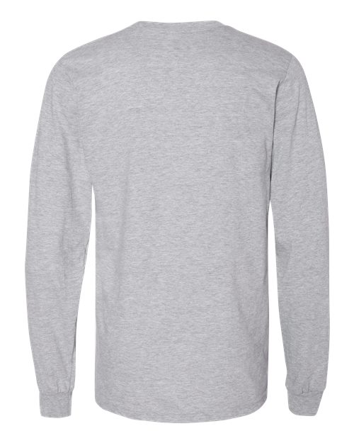 American Apparel 2007W Unisex Fine Jersey Long-Sleeve T-Shirt #color_HEATHER GREY