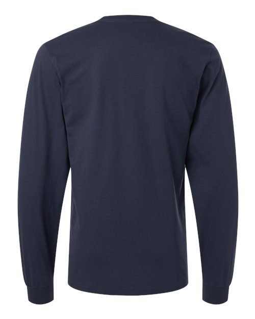 American Apparel 2007W Unisex Fine Jersey Long-Sleeve T-Shirt #color_NAVY