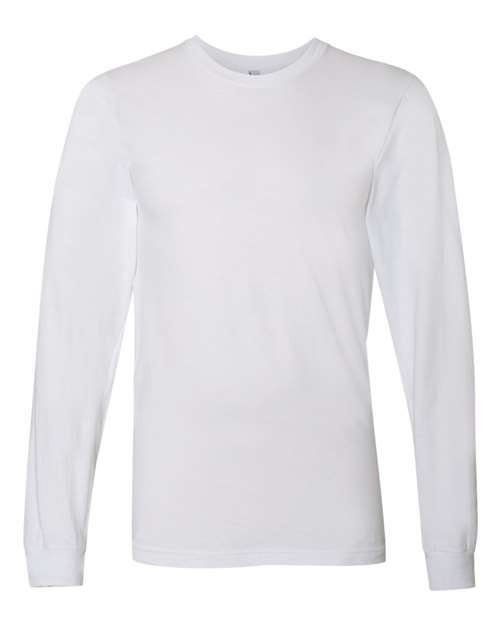 American Apparel 2007W Unisex Fine Jersey Long-Sleeve T-Shirt #color_WHITE