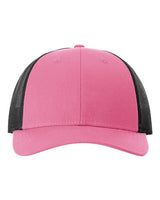 Richardson 115 Low Pro Trucker Cap #color_Hot Pink/ Black