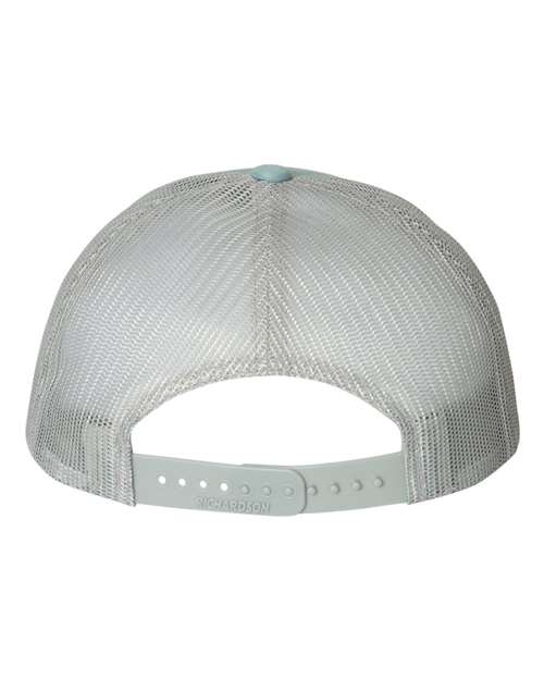 Richardson 115 Low Pro Trucker Cap #color_Smoke Blue/ Aluminum
