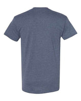 Gildan G500 Adult Heavy Cotton 5.3 oz. T-Shirt #color_HEATHER NAVY
