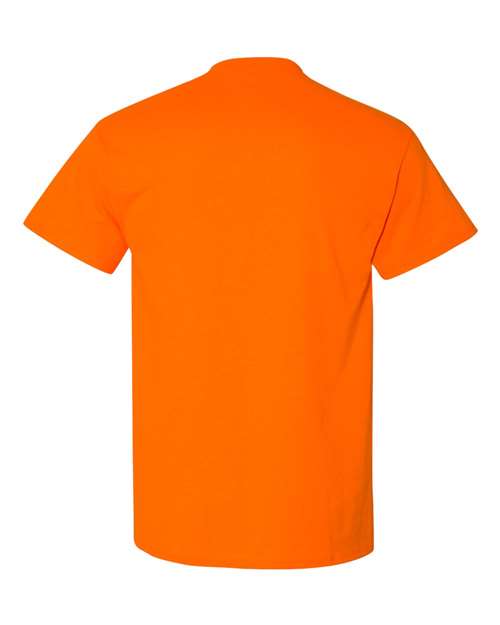 Gildan G830 Adult 50/50 Pocket T-Shirt #color_S ORANGE