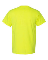 Gildan G830 Adult 50/50 Pocket T-Shirt #color_SAFETY GREEN