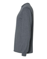 Gildan G840 Adult 50/50 Long-Sleeve T-Shirt #color_DARK HEATHER