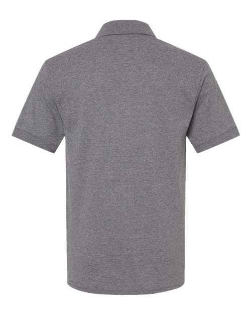 Gildan G880 Adult 50/50 Jersey Polo #color_GRAPHITE HEATHER